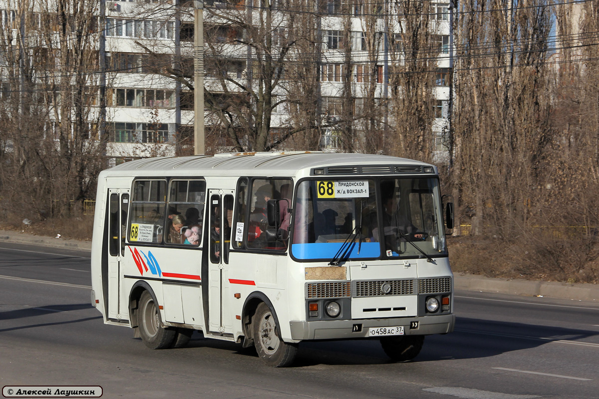 Воронежская область, ПАЗ-32054-07 № О 458 АС 37