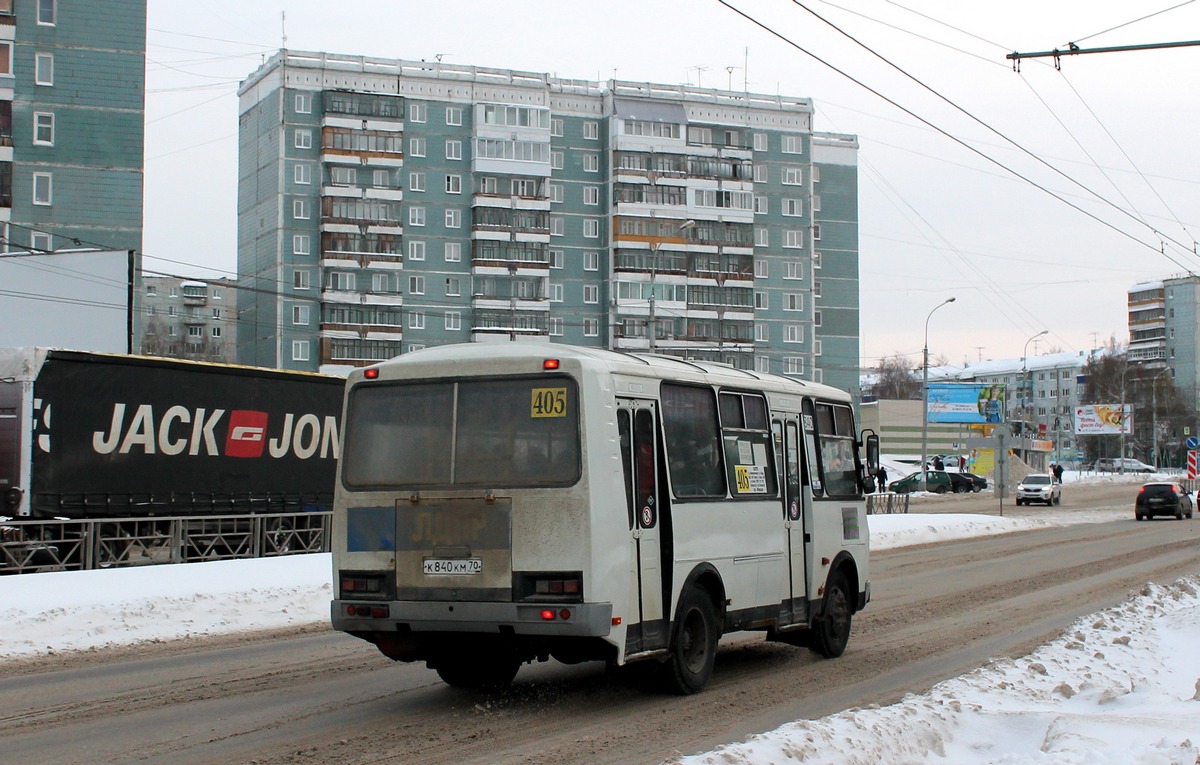 Томская область, ПАЗ-32054 № К 840 КМ 70