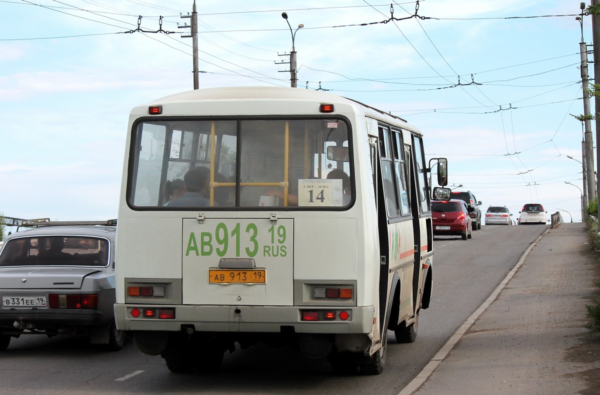 Хакасия, ПАЗ-32054 № АВ 913 19