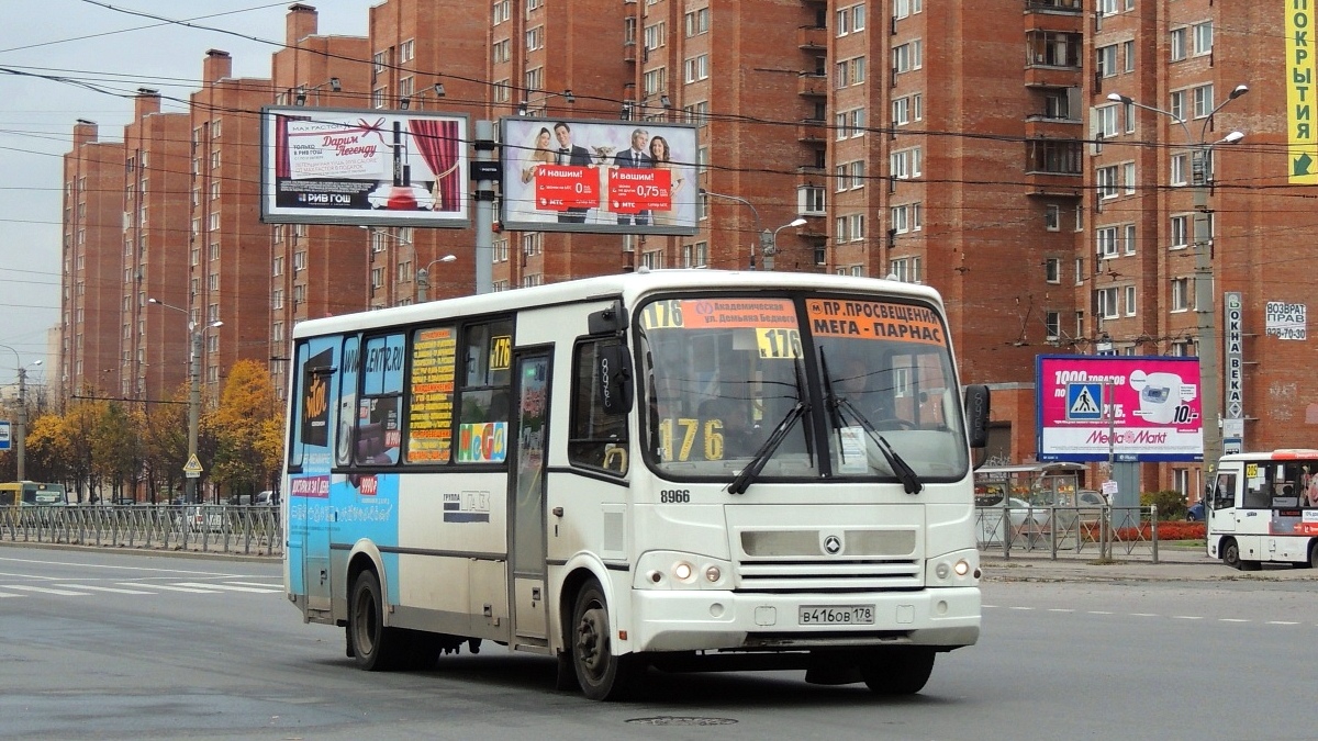 Санкт-Петербург, ПАЗ-320412-05 № 8966