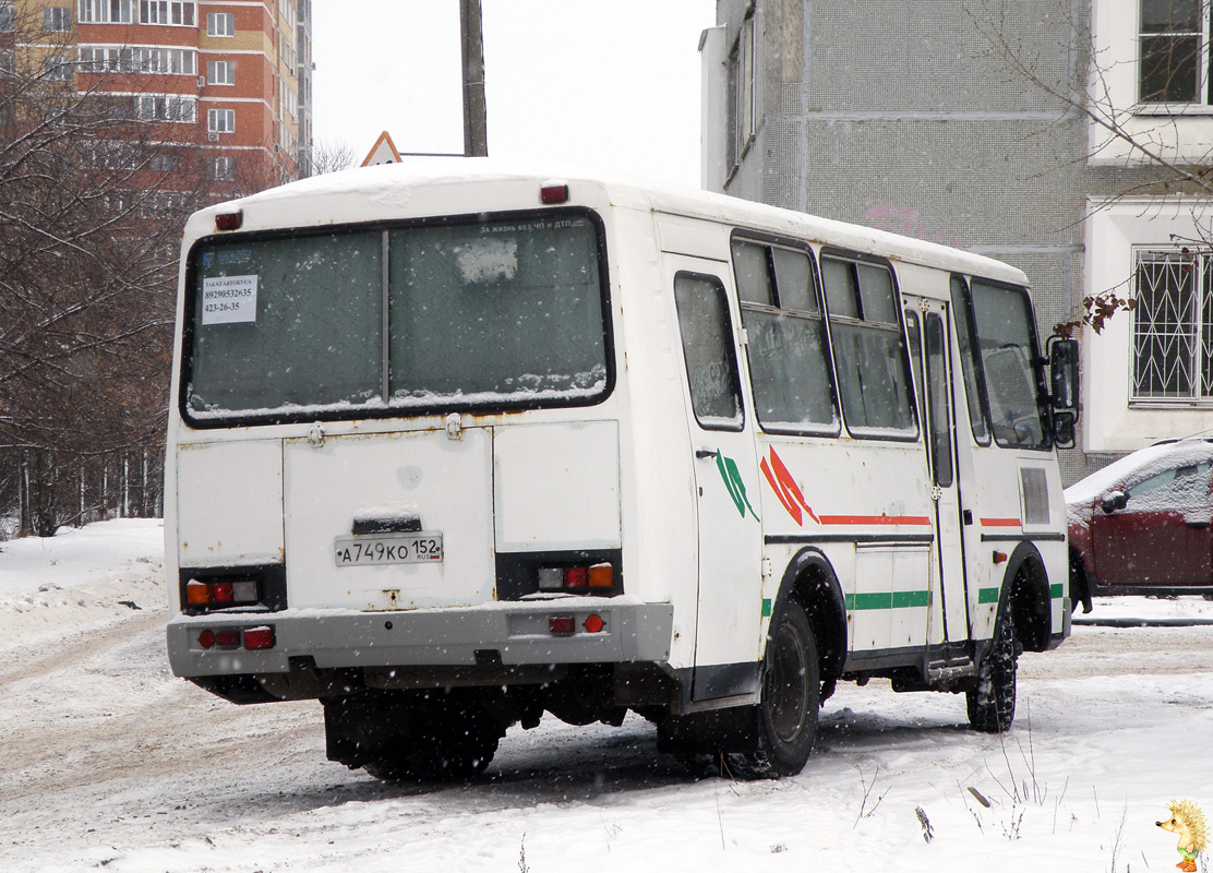 Нижегородская область, ПАЗ-32053 № А 749 КО 152