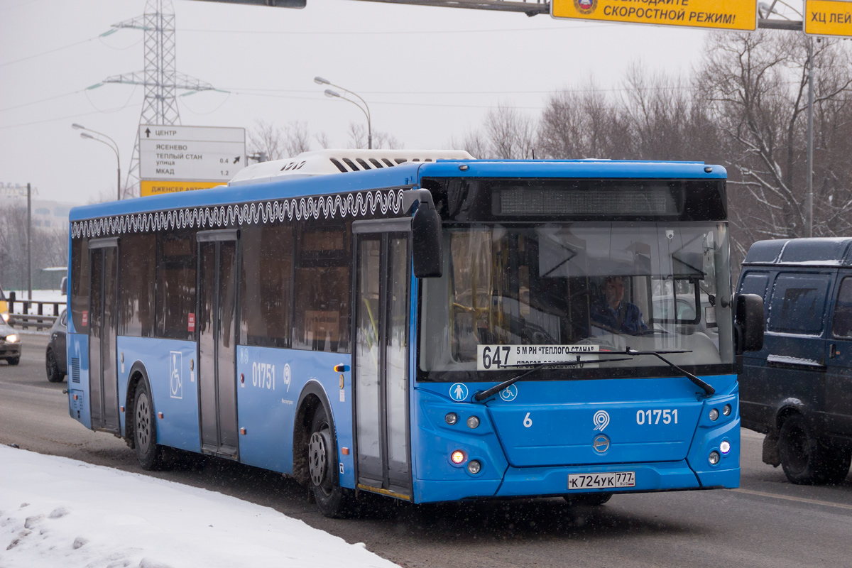 Moskau, LiAZ-5292.22 (2-2-2) Nr. 01751