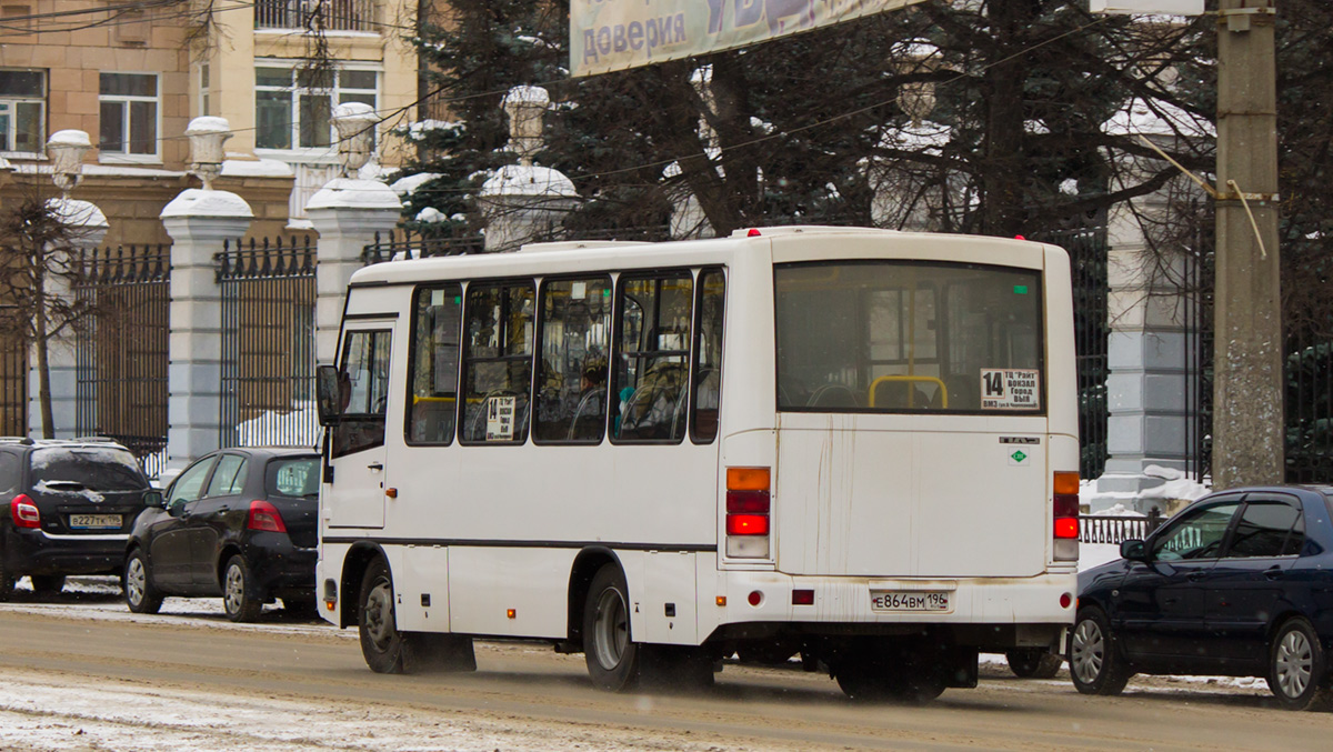 Свердловская область, ПАЗ-320302-11 № Е 864 ВМ 196