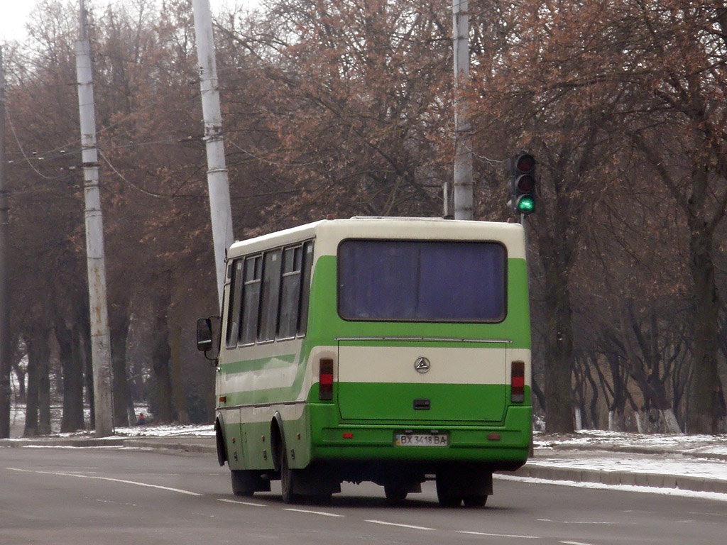 Хмельницкая область, БАЗ-А079.24 "Мальва" № BX 3418 BA