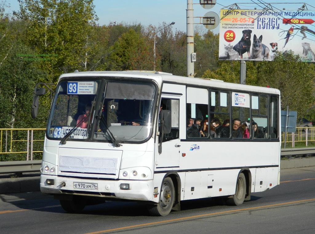 Ярославская область, ПАЗ-320402-03 № Е 970 ХМ 76