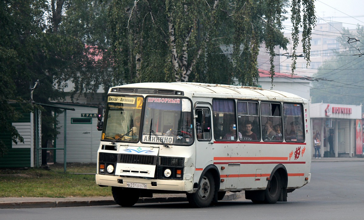 Томская область, ПАЗ-32051-110 № В 234 ВО 70