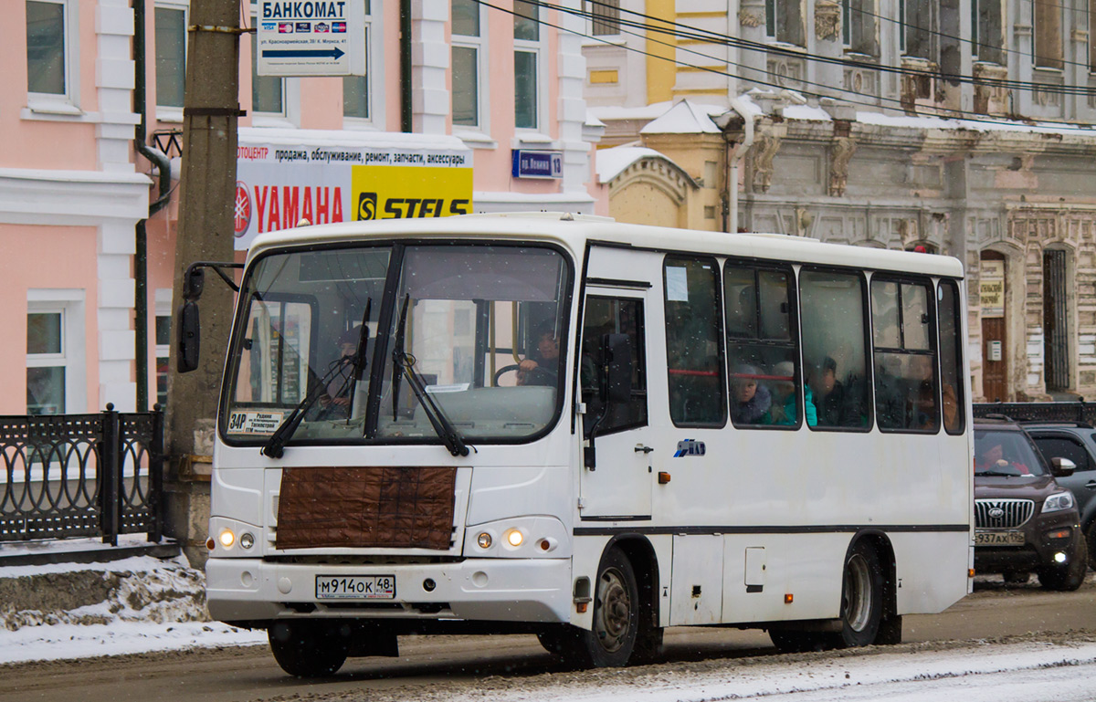 Свердловская область, ПАЗ-320302-08 № М 914 ОК 48