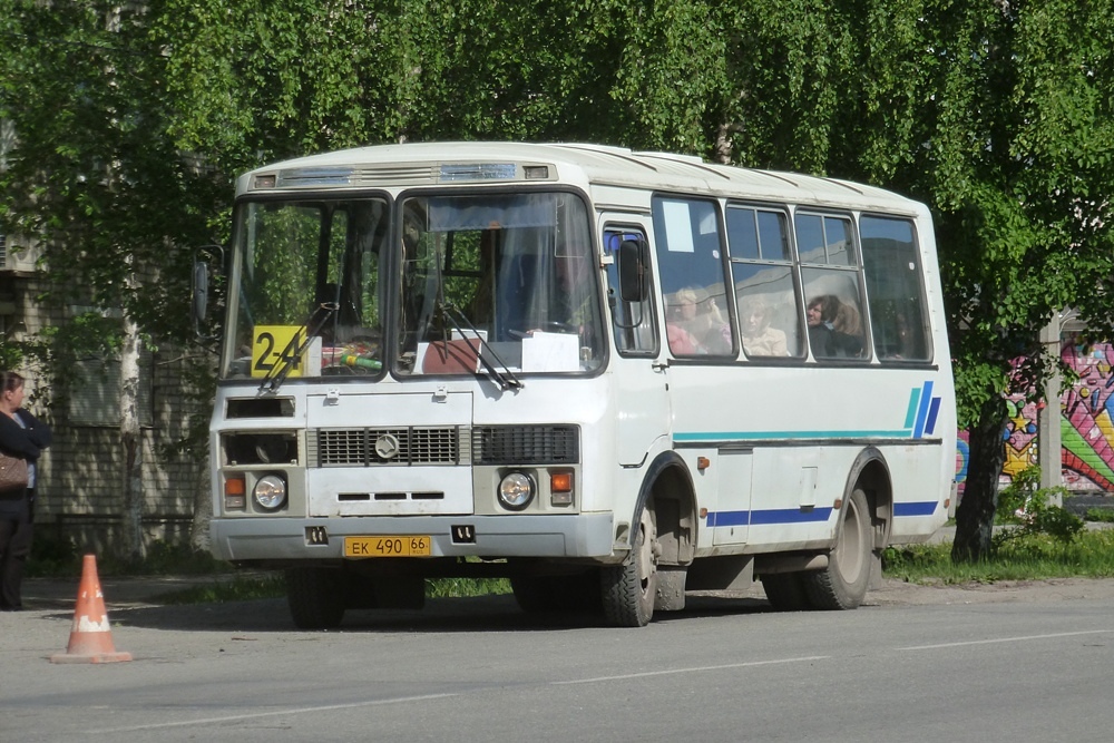 Свердловская область, ПАЗ-32053 № ЕК 490 66