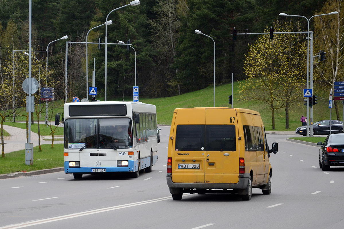 Литва, Mercedes-Benz O405N2 № 9319; Литва, Ford Transit 85T300 № ABT 026