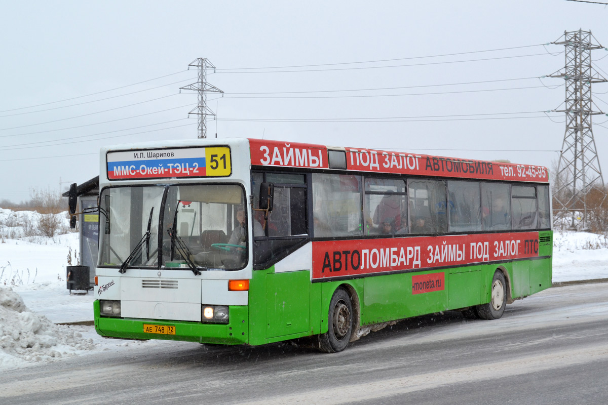 Тюменская область, Mercedes-Benz O405 № АЕ 748 72