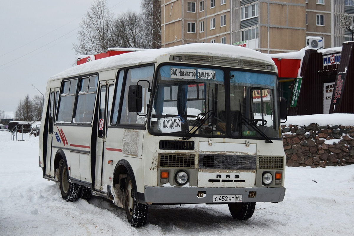 Тверская область, ПАЗ-32054 № С 452 НТ 69