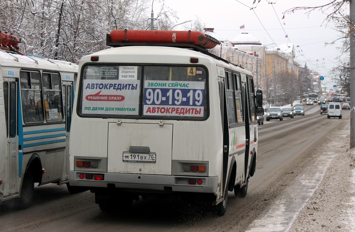 Томская область, ПАЗ-32054 № М 191 ВХ 70