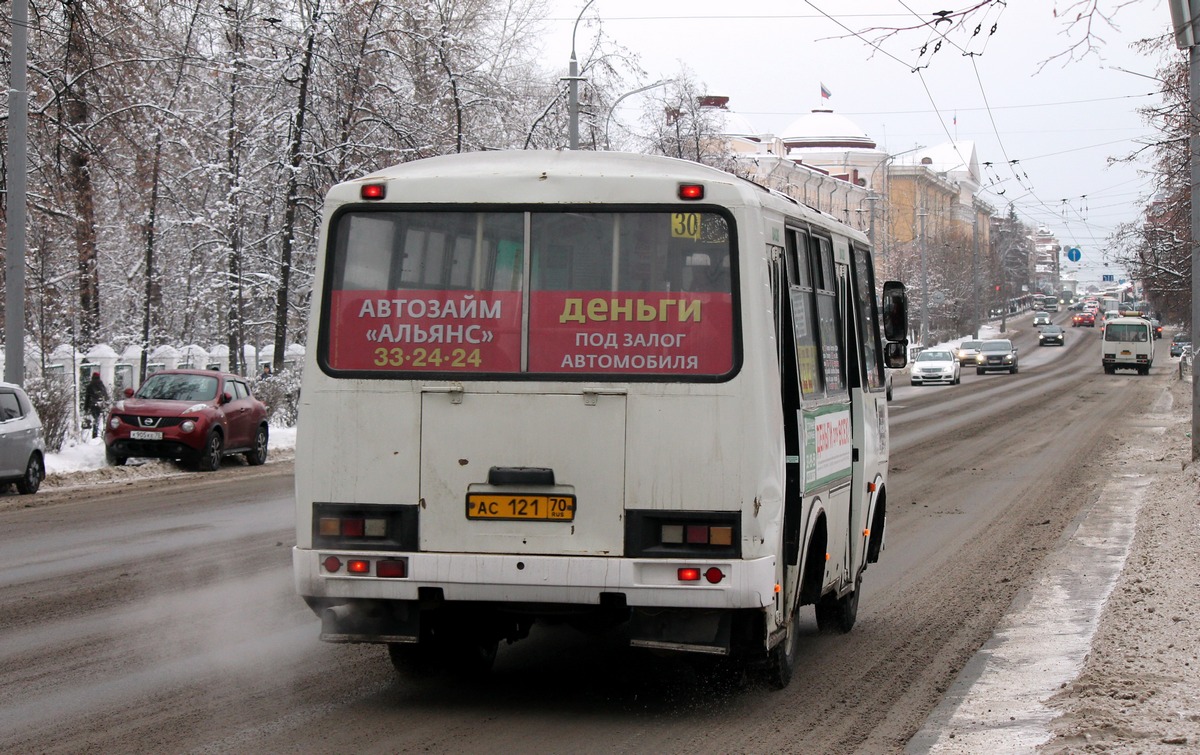 Томская область, ПАЗ-32051-110 № АС 121 70