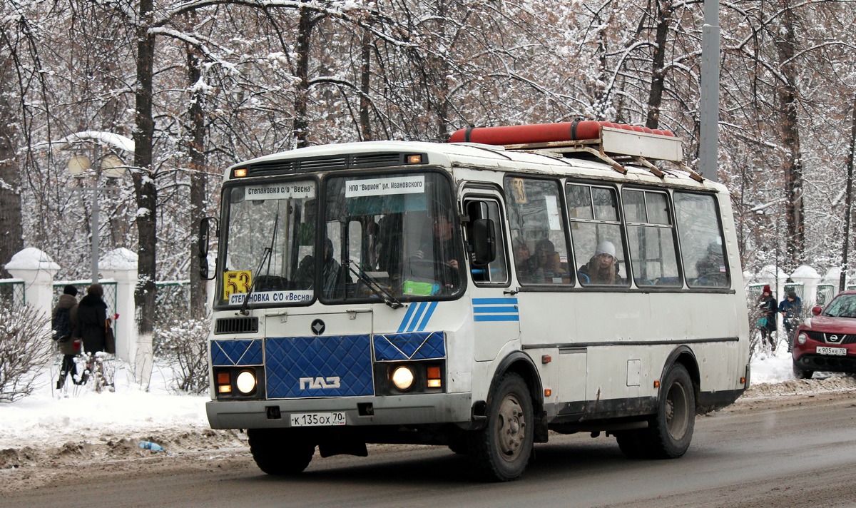 Томская область, ПАЗ-32054 № К 135 ОХ 70