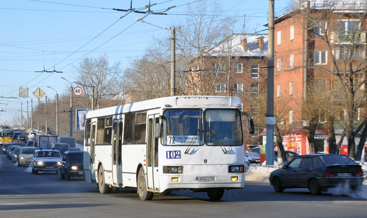 М72 маршрут автобуса. ЛАЗ 52528.