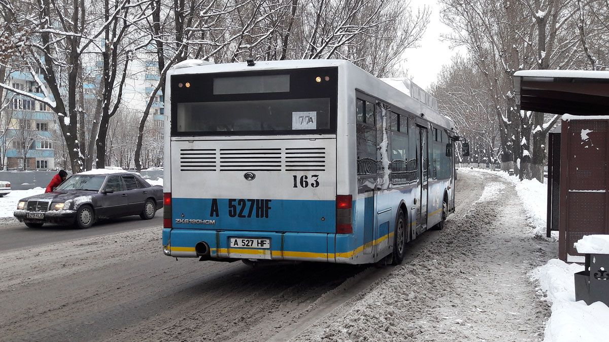 Алматы, Yutong ZK6120HGM № 163