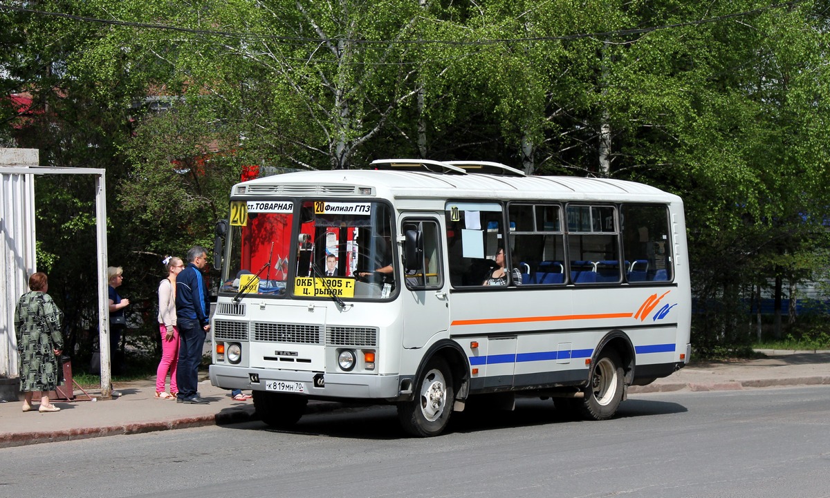 Томская область, ПАЗ-32054 № К 819 МН 70