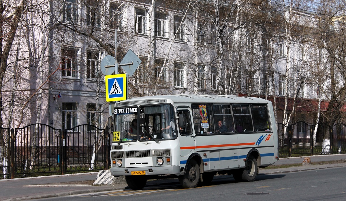 Томская область, ПАЗ-32054 № АА 545 70