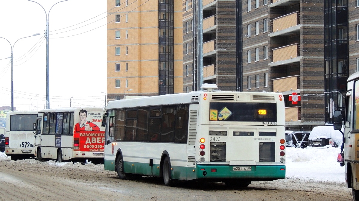 Санкт-Петербург, ЛиАЗ-5292.60 № 2493