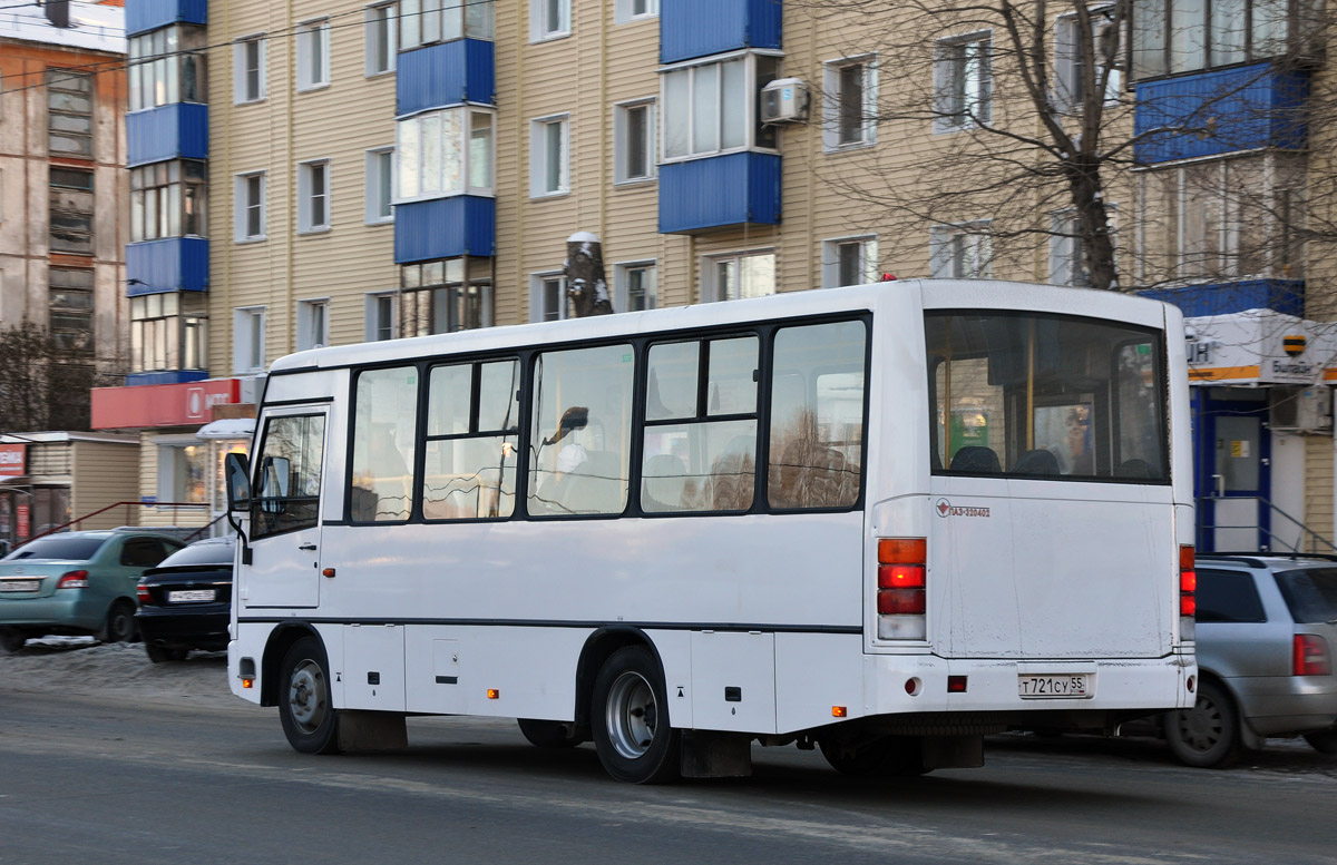 Омская область, ПАЗ-320402-05 № Т 721 СУ 55