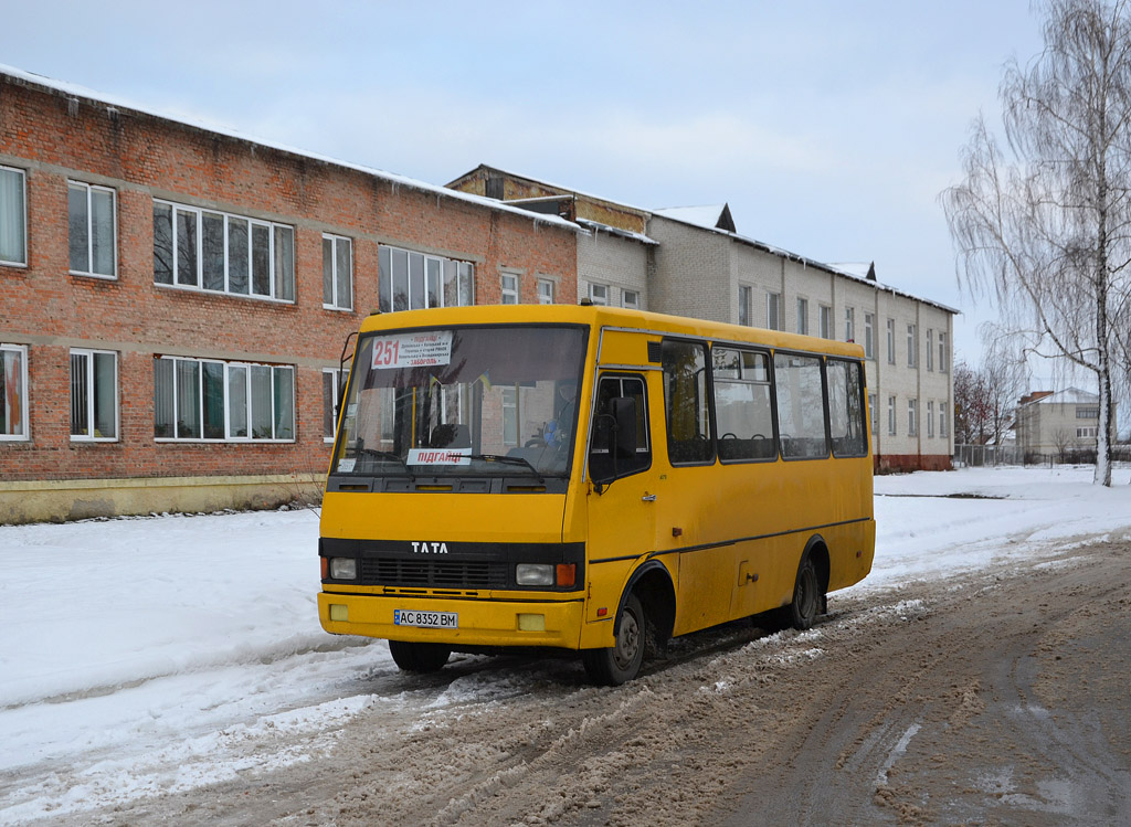 Volinskaya region, BAZ-A079.14 "Prolisok" # AC 8352 BM