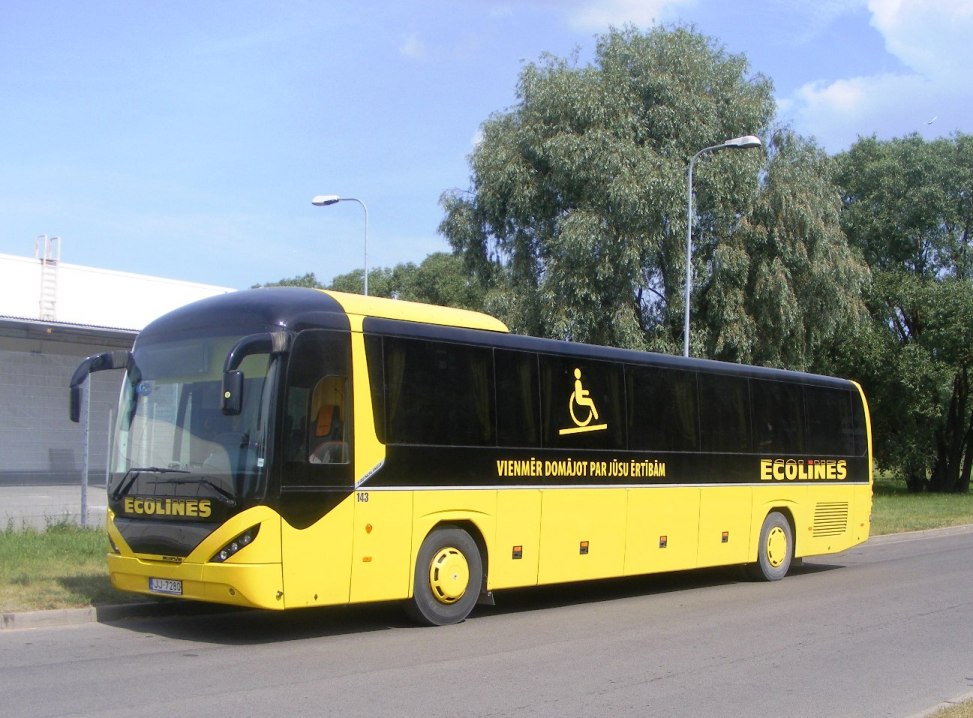 Латвия, Neoplan P25 N3516ÜC Trendliner ÜC № 143