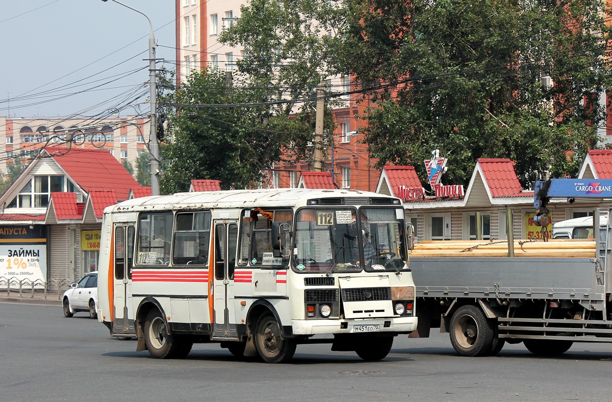 Томская область, ПАЗ-32051-110 № М 451 ЕО 70