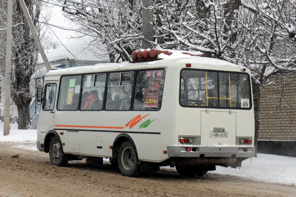 Ставропольский край, ПАЗ-32054 № У 486 ХВ 26