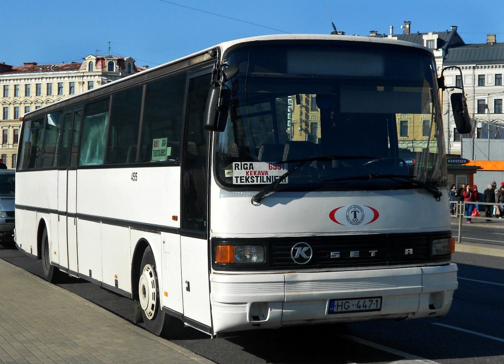 Латвия, Setra S215RL № 455