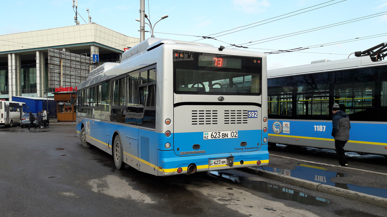 Алматы, Yutong ZK6118HGA № 592