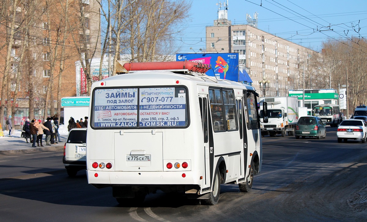 Томская область, ПАЗ-32054 № К 775 СХ 70