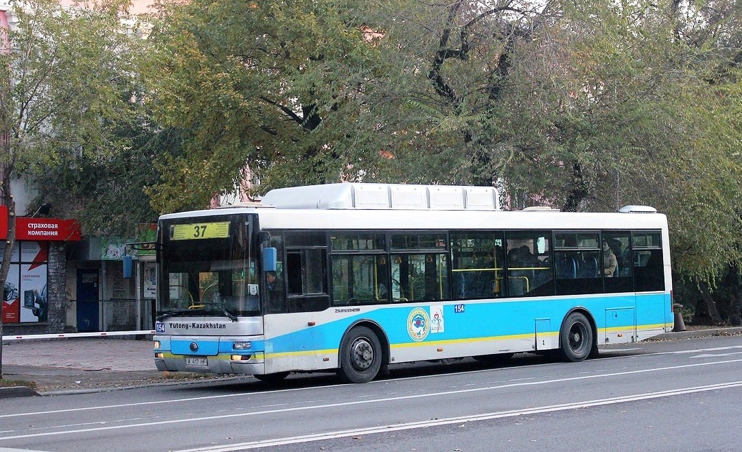 Алматы, Yutong ZK6120HGM № 154