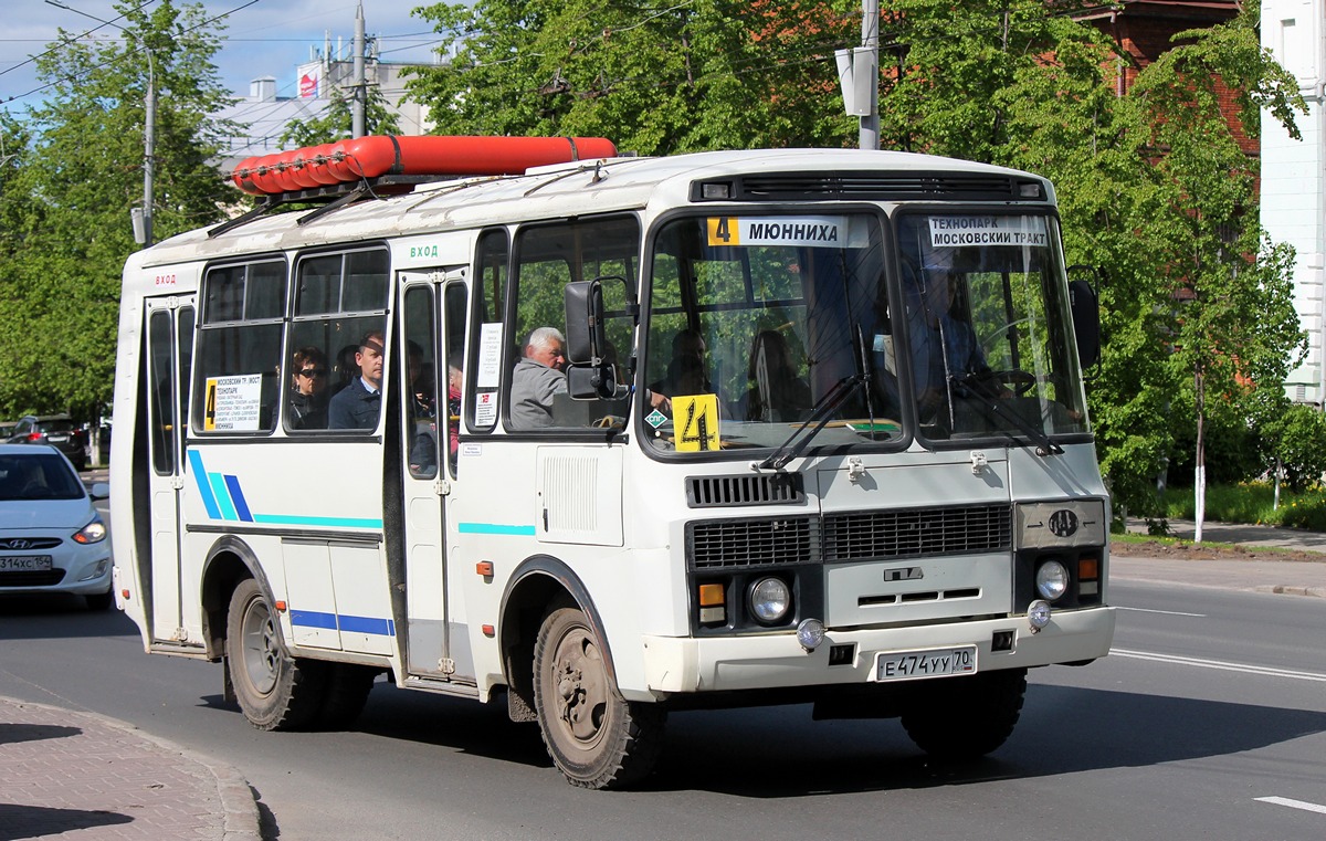 Томская область, ПАЗ-32054 № Е 474 УУ 70