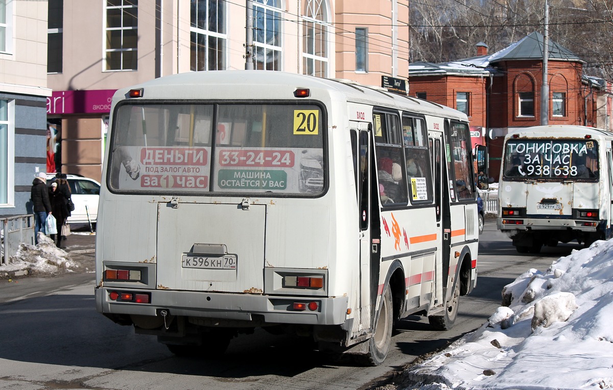 Томская область, ПАЗ-32054 № К 596 КН 70