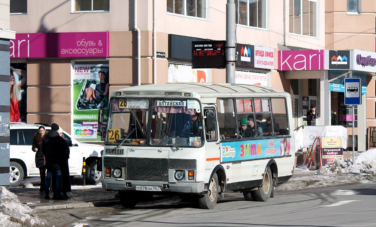 Томская область, ПАЗ-32054 № О 078 ОН 70