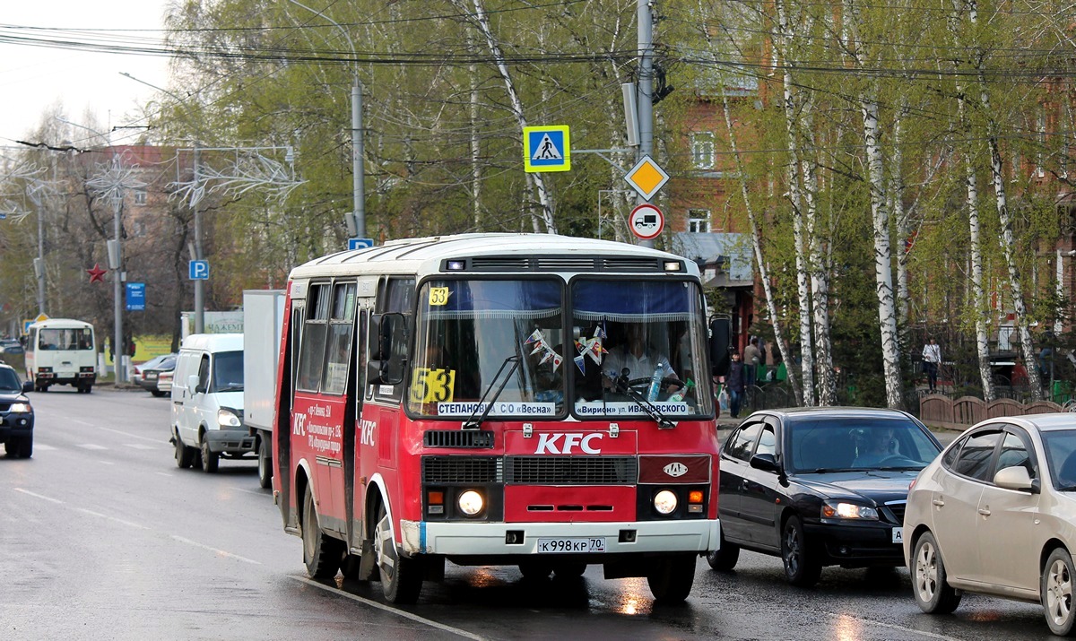 Томская область, ПАЗ-32054 № К 998 КР 70