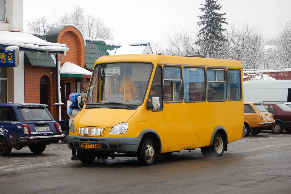 Сумская область, БАЗ-22154 "Дельфин" № BM 3714 AA