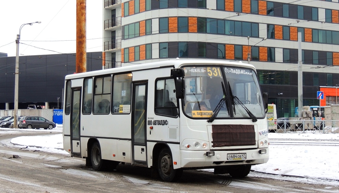 Ленинградская область, ПАЗ-320402-05 № О 684 ОВ 47