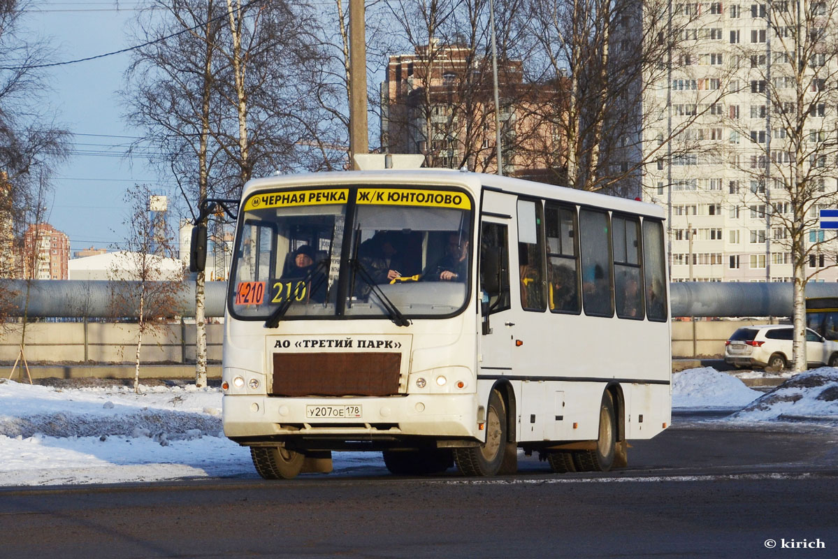 Санкт-Петербург, ПАЗ-320402-05 № У 207 ОЕ 178