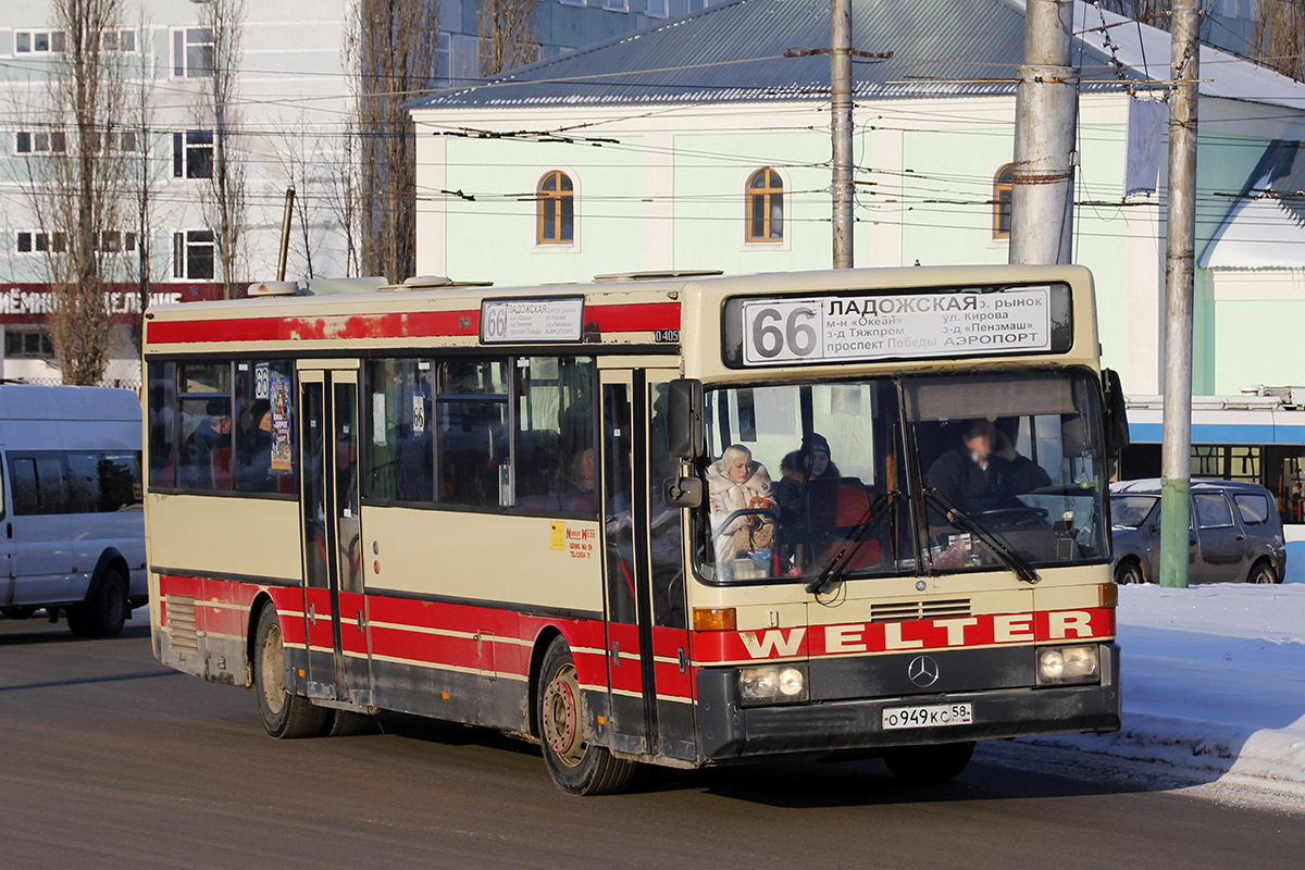 Пензенская область, Mercedes-Benz O405 № О 949 КС 58