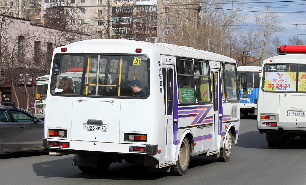 Томская область, ПАЗ-32054 № Е 026 НЕ 70