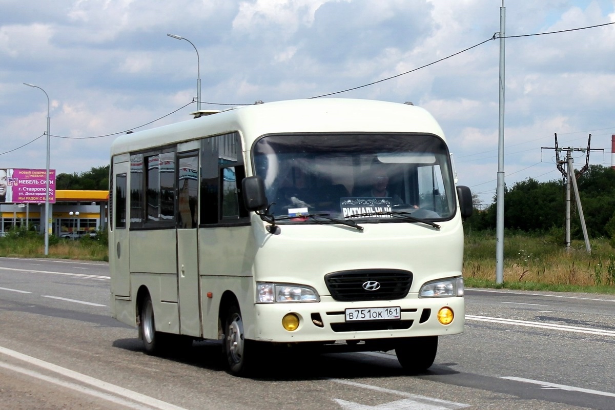 Ростовская область, Hyundai County SWB C08 (РЗГА) № В 751 ОК 161