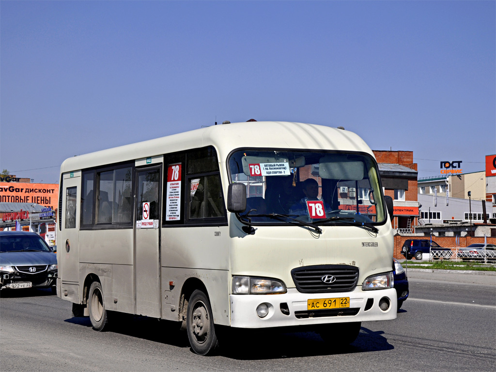 Алтайский край, Hyundai County SWB (РЗГА) № АС 691 22