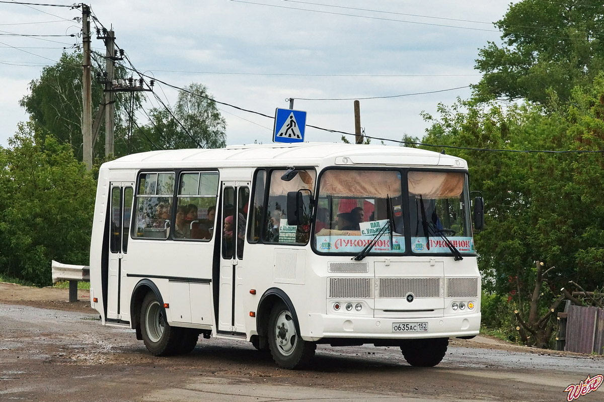 Нижегородская область, ПАЗ-32054 № О 635 АС 152