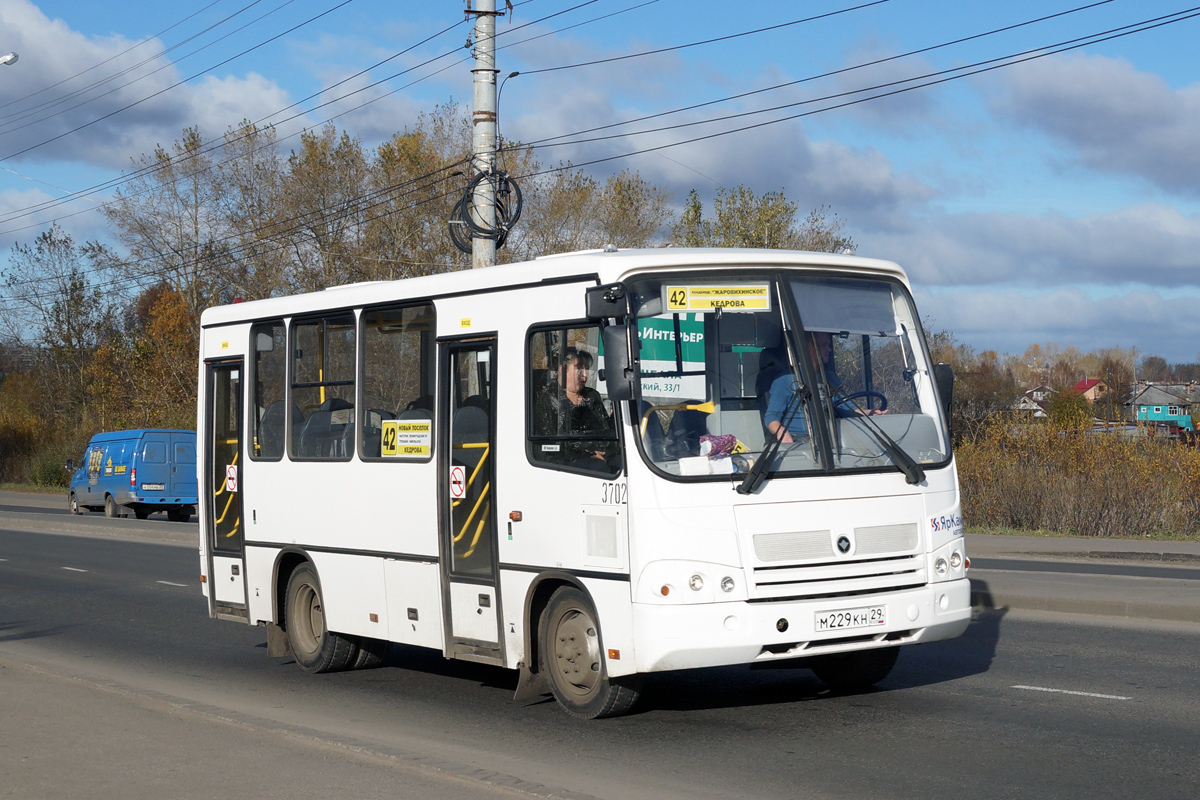 Архангельская область, ПАЗ-320302-08 № 3702