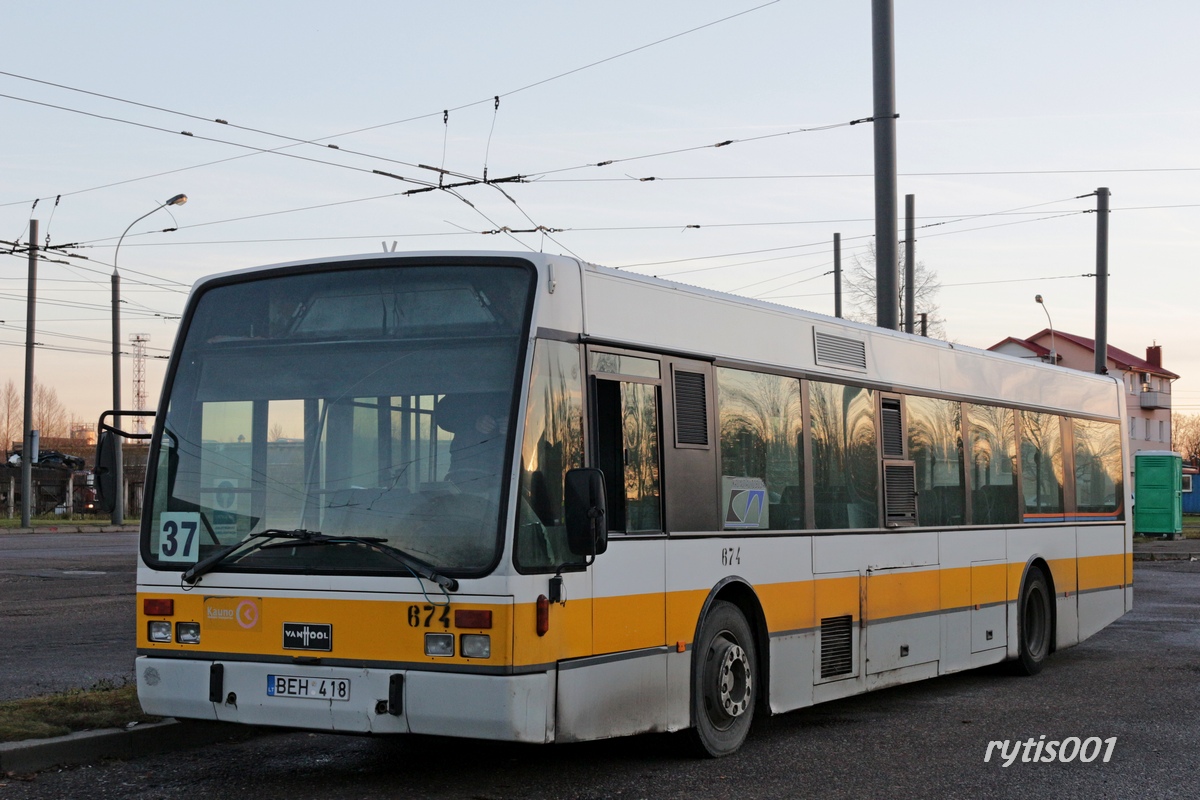 Литва, Van Hool A300 № 674