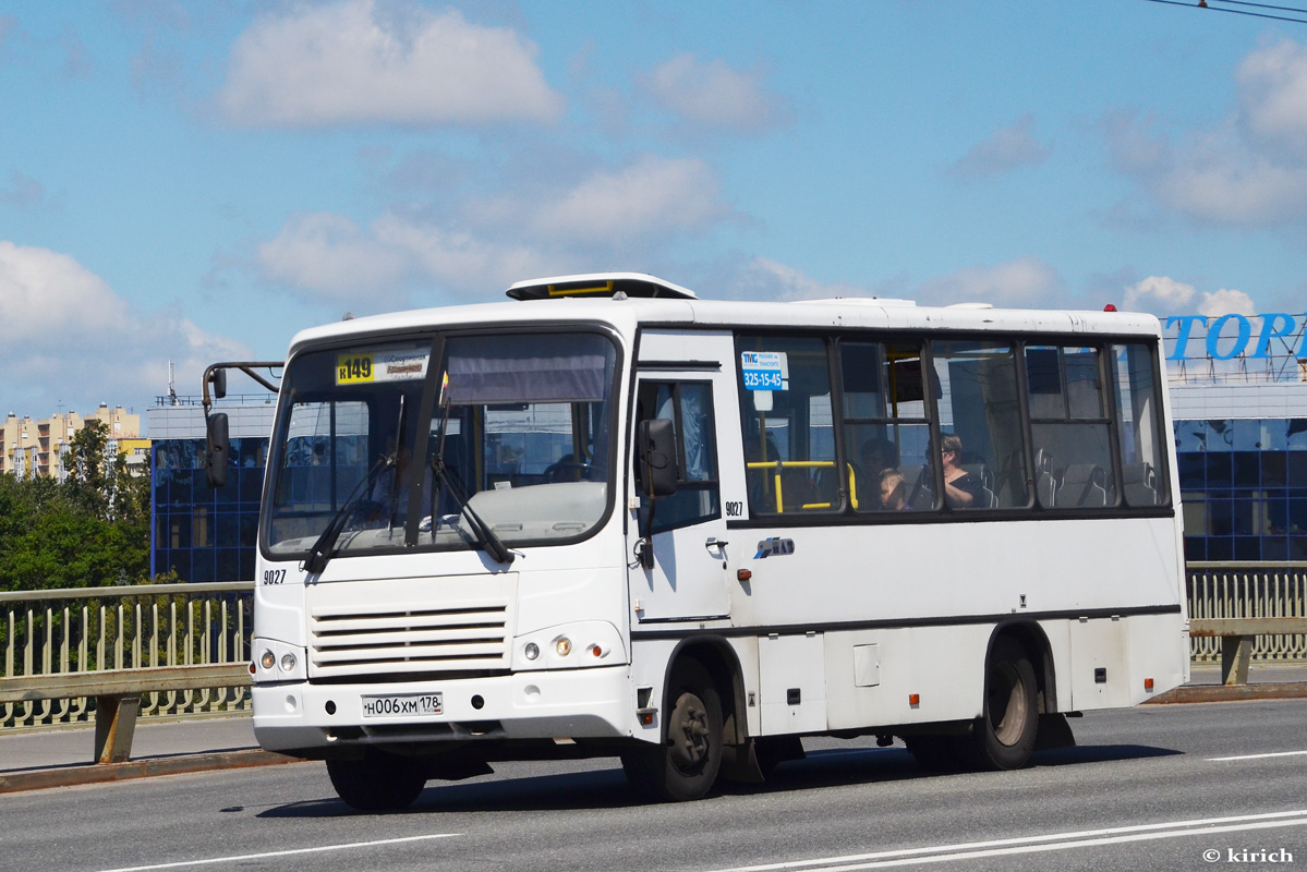 Санкт-Петербург, ПАЗ-320402-05 № 9027