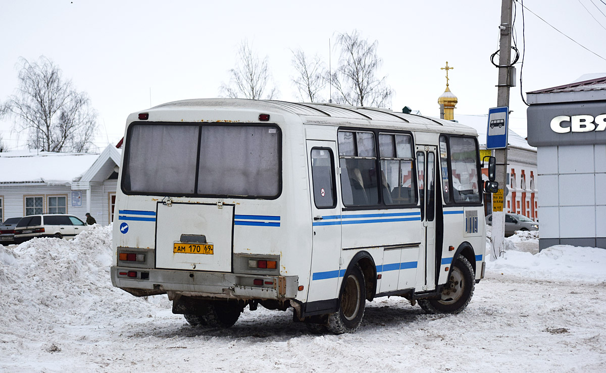 Тверская область, ПАЗ-32053 № АМ 170 69