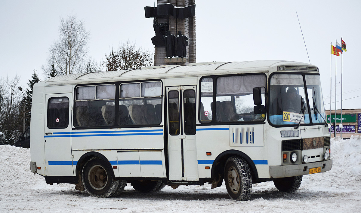 Тверская область, ПАЗ-32053 № АМ 170 69