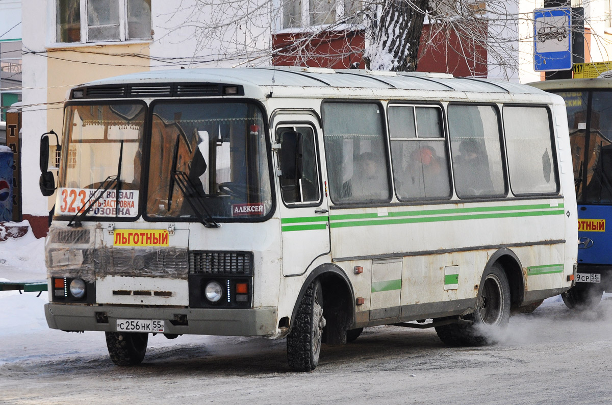 Омская область, ПАЗ-32054 № С 256 НК 55